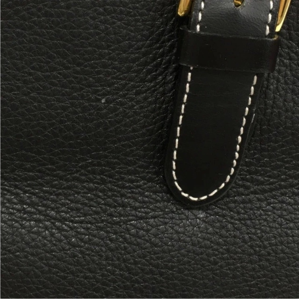 Burberry Black Tote with Gold Accents - Picture 12 of 16